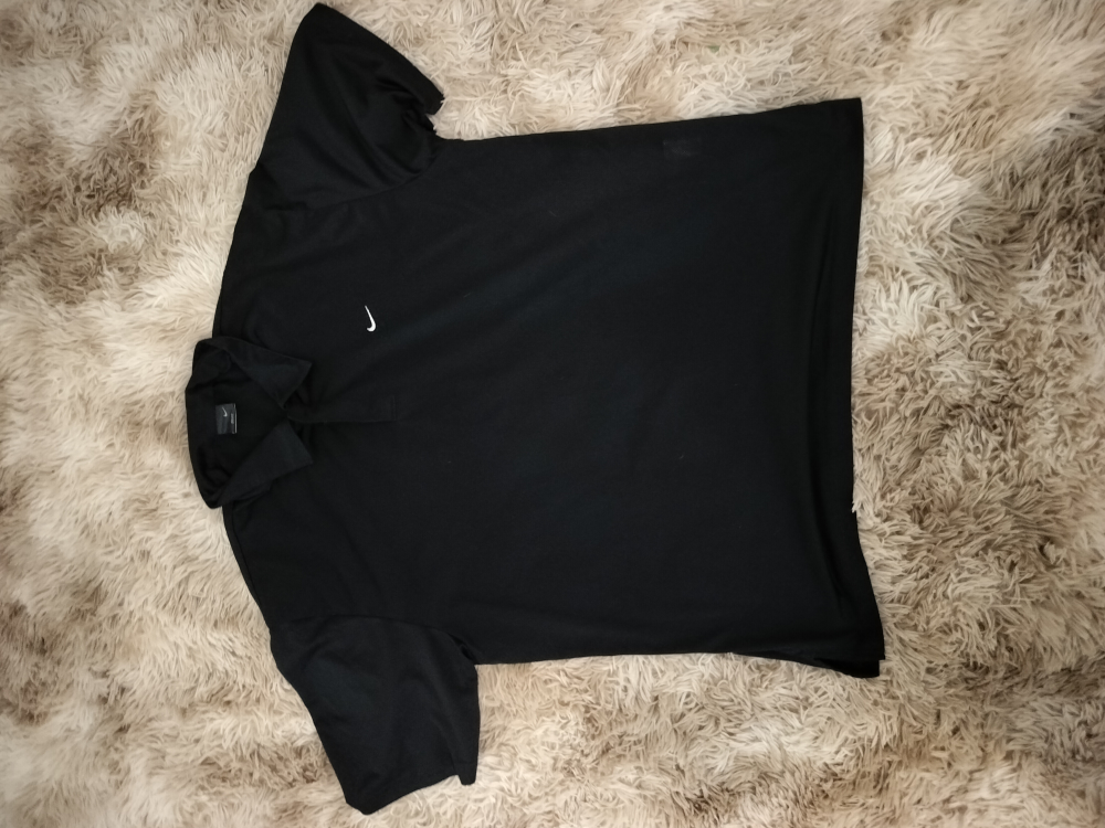 Nike Dri-FIT Black Polo Shirt - XL