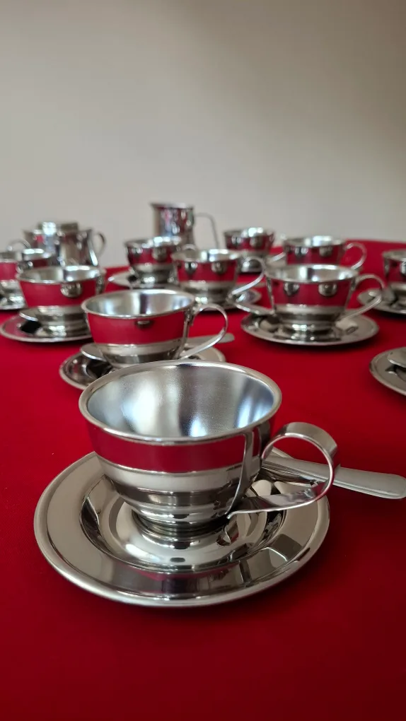 Stainless Steel Espresso Cups Set image indicator(3)