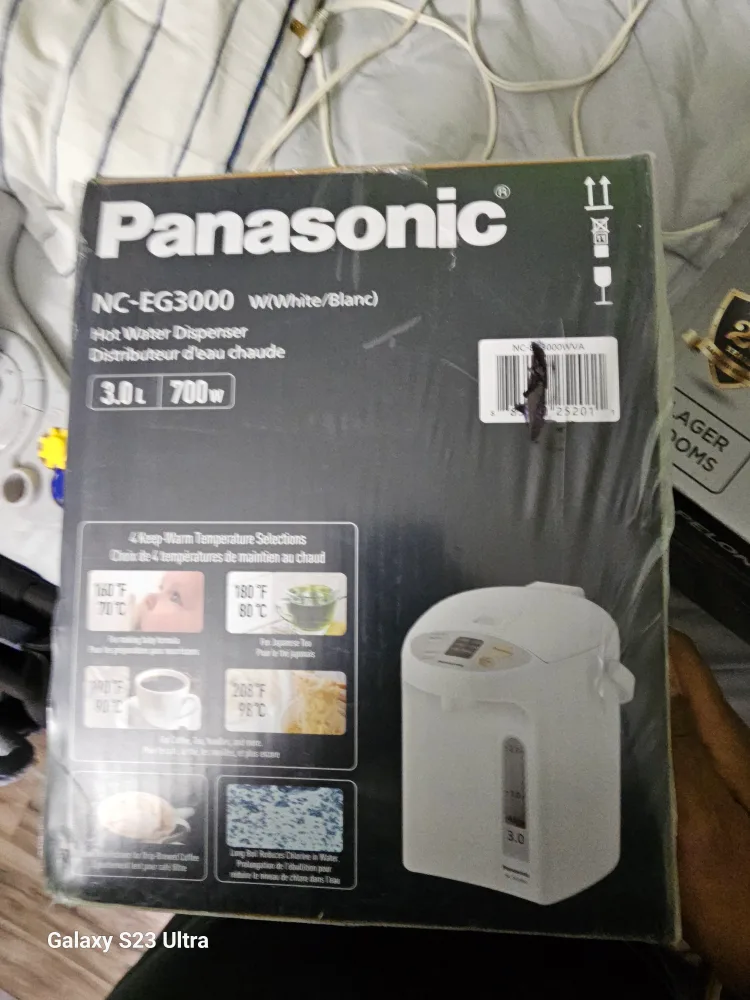 Panasonic NC-EG3000 Hot Water Dispenser - 3.0L thumbnail