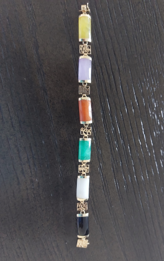 Jade & Gold Bracelet
