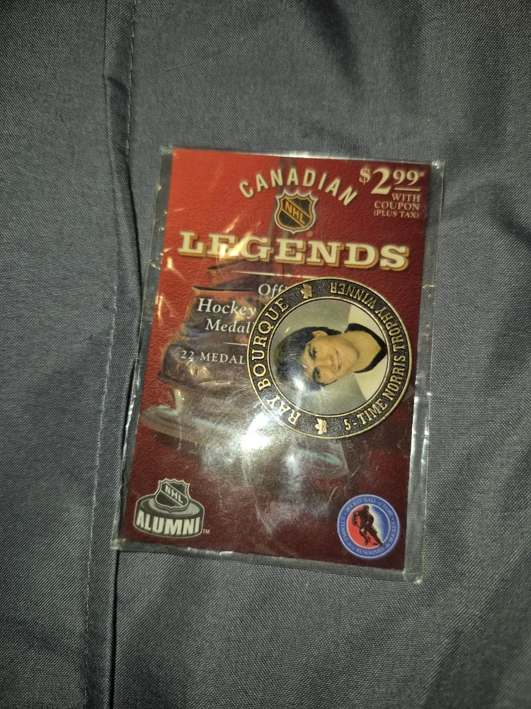 Canadian NHL Legends Hockey Medal thumbnail