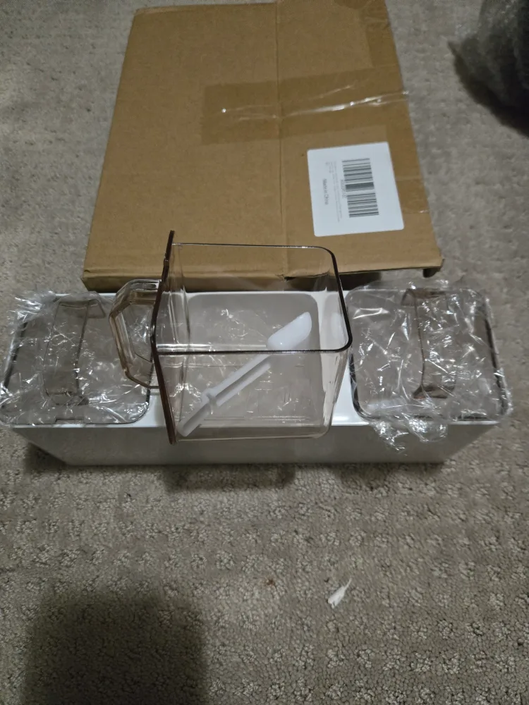 Spice Rack Organizer with 3 Containers image indicator(4)