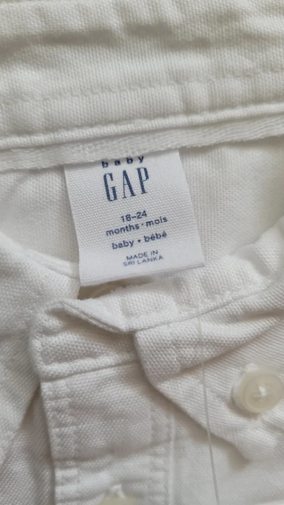 Baby GAP First Favorites Oxford Bodysuit 18-24 M image indicator(4)