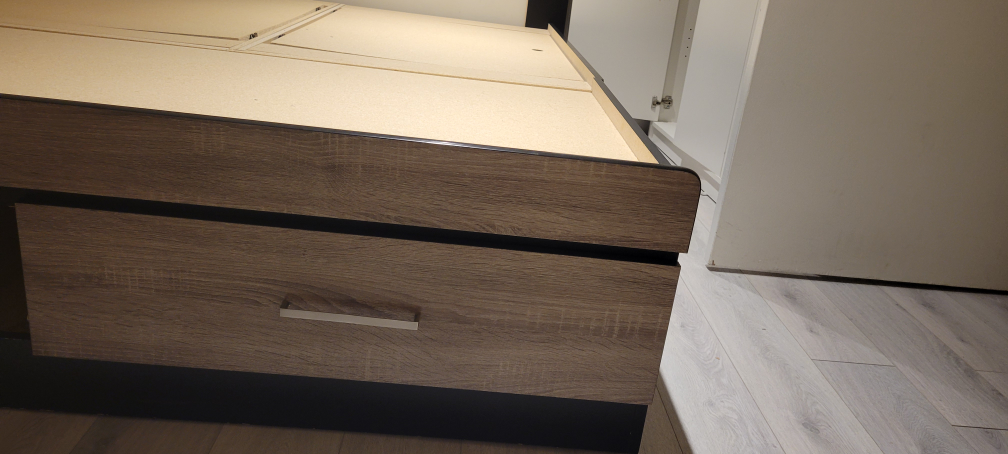Queen Size Bed Frame with Storage - photo 3