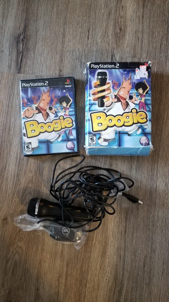 Boogie PS2 Bundle - Games and Microphone Package thumbnail