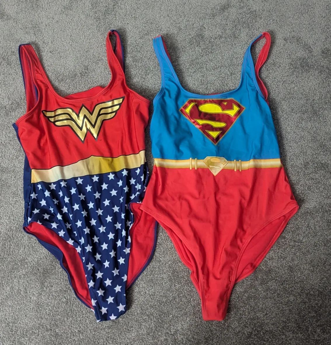 Wonder Woman & Supergirl Swimsuits ��🧡 thumbnail