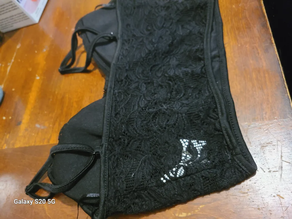 Black Lace Bustier Top - Size S image indicator(2)