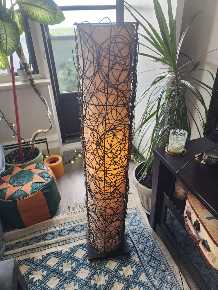 Wicker Floor Lamp thumbnail