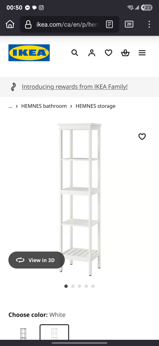 IKEA Hemnes White Shelf Unit - photo 2