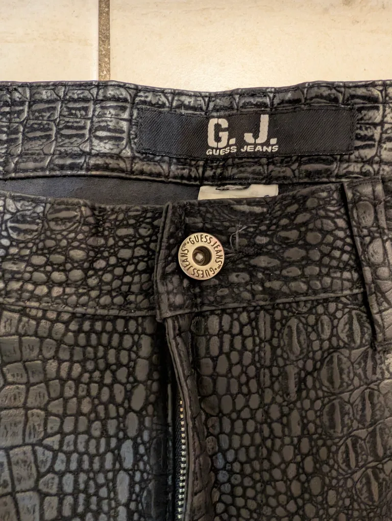 Guess Jeans Black Alligator Print image indicator(5)