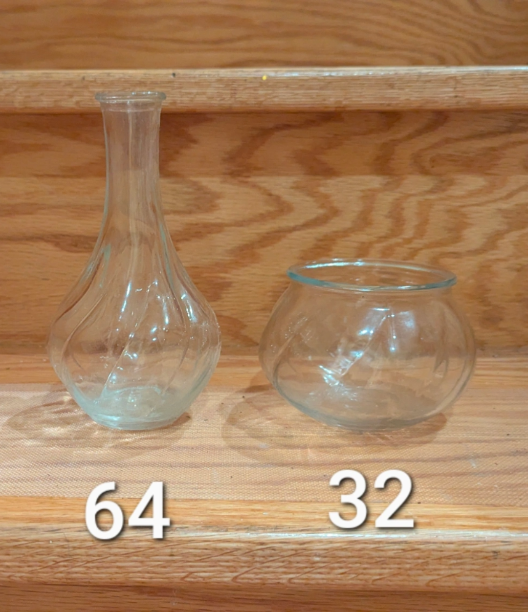 Ikea glass vases