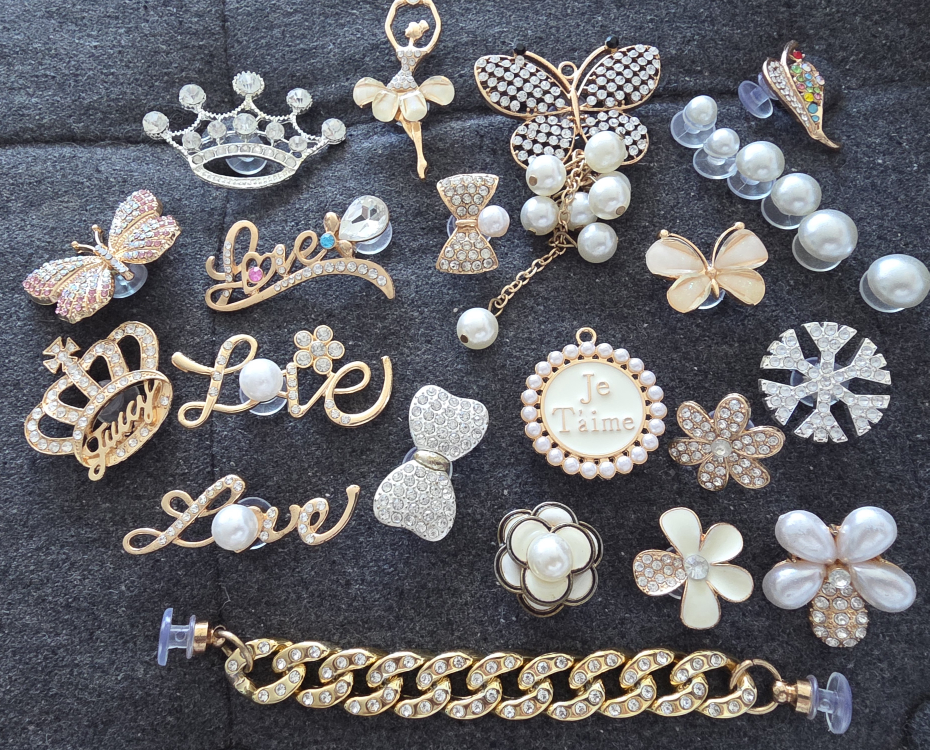 Assorted Rhinestone & Pearl Embellishments