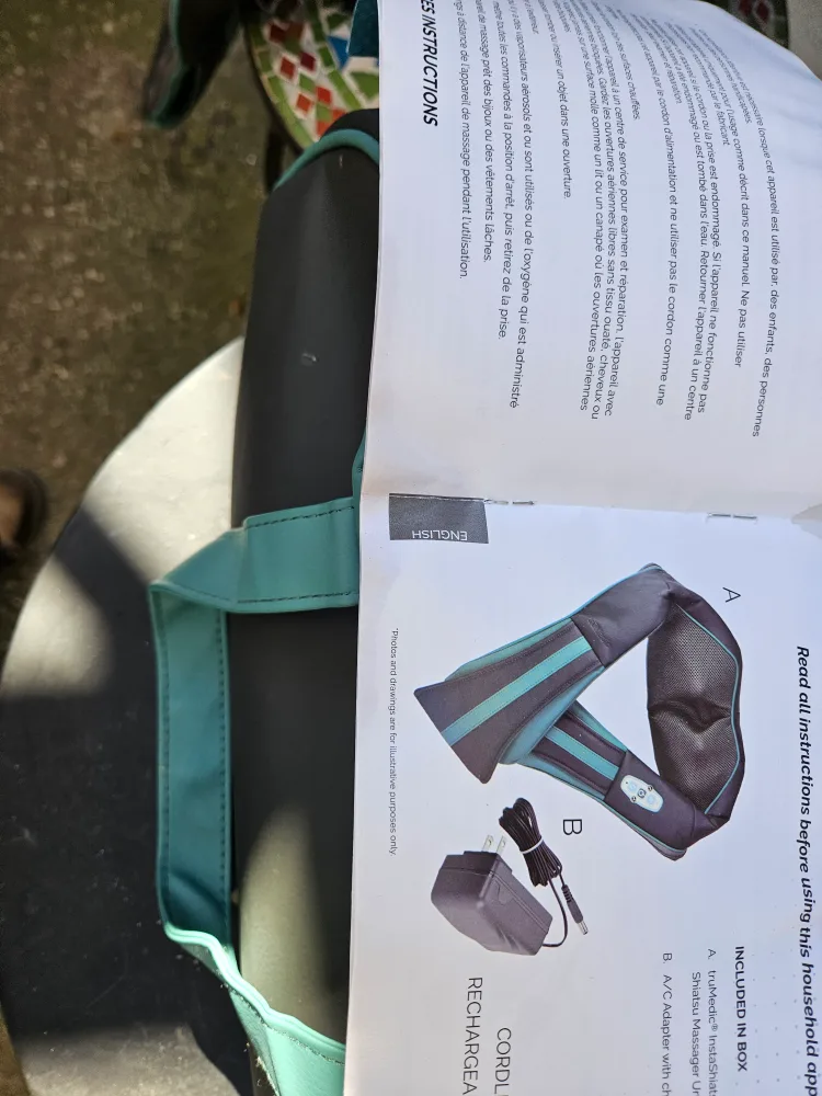 truMedic InstaShiatsu+ Neck & Shoulder Massager thumbnail