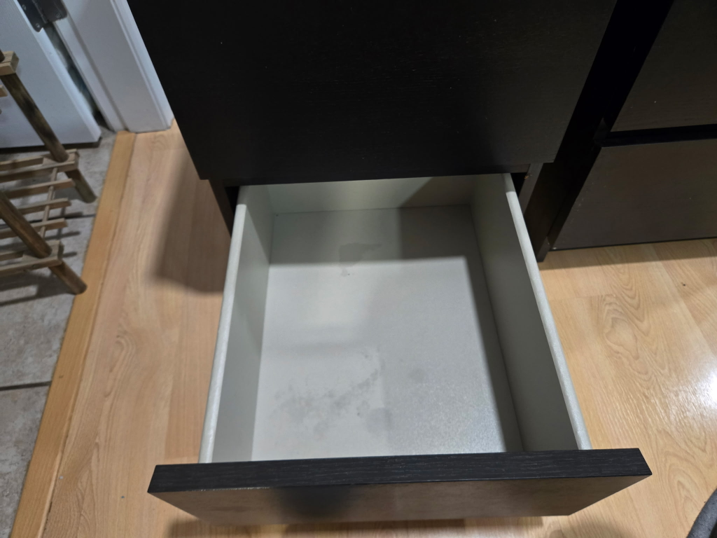 IKEA Malm Black-Brown 2-Drawer Side Tables (Set of 2) - photo 4