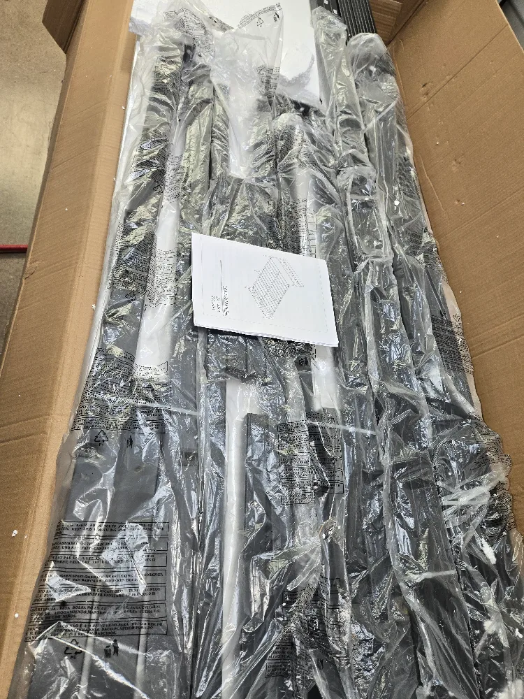 Soges Queen Platform Bed with Upholstered Headboard - Grey image indicator(7)