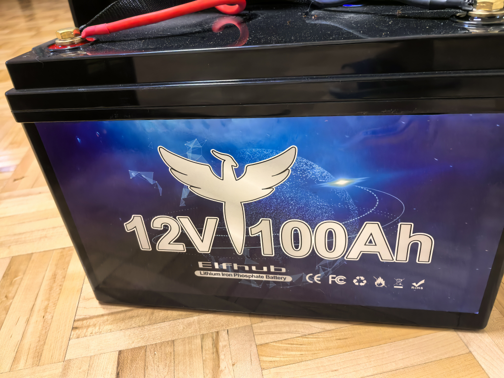 Elfhub 12V 100Ah Lithium Iron Phosphate Battery