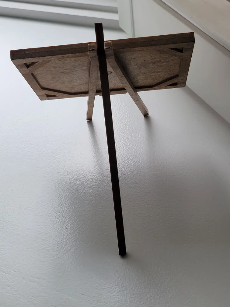 vintage Minature Painting with Easel and paint pots.art.pictures image indicator(4)