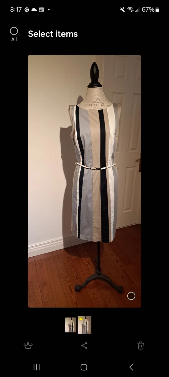 striped dress thumbnail