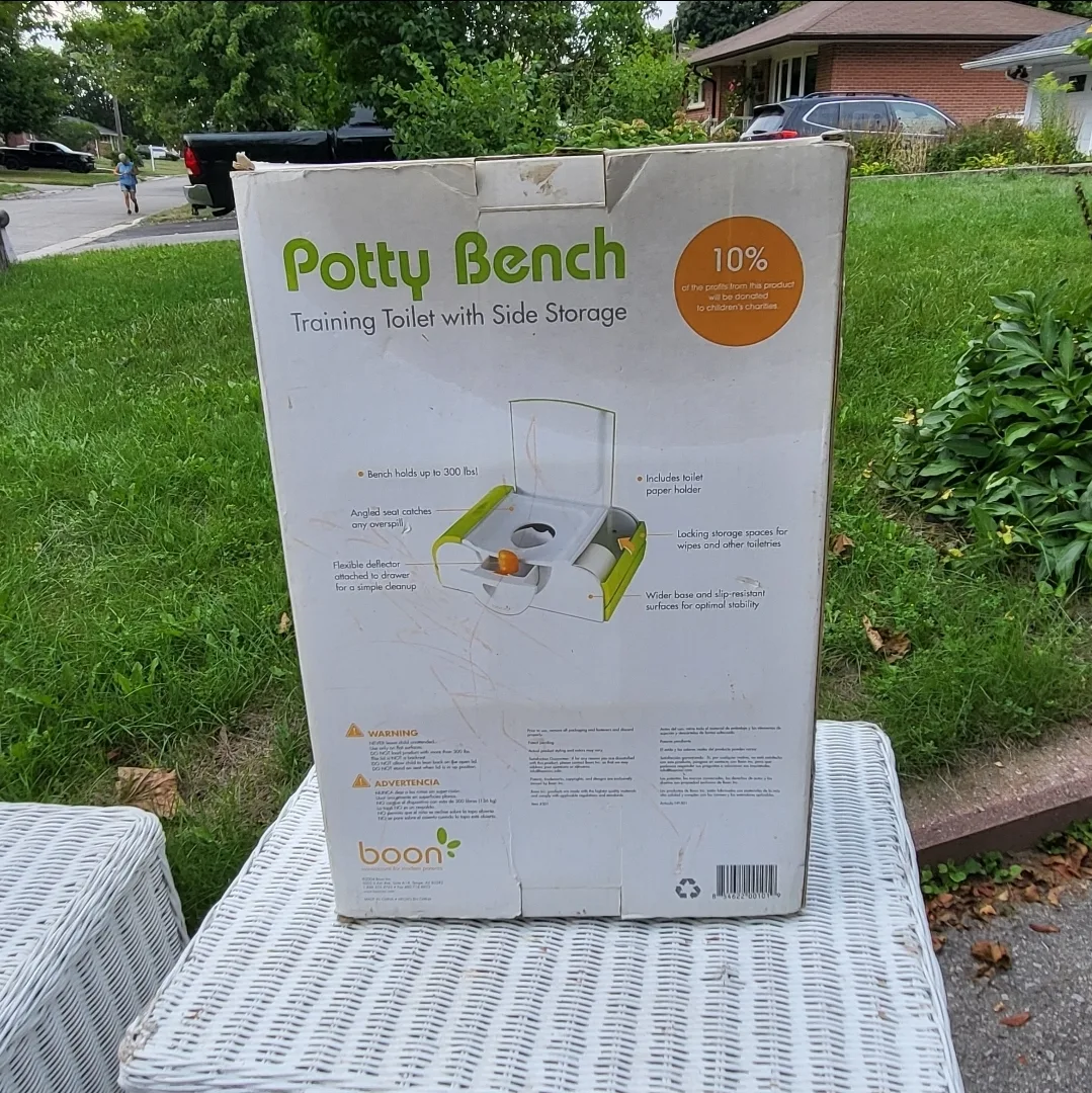 New Boon Potty Bench - Training Toilet with Storage image indicator(2)