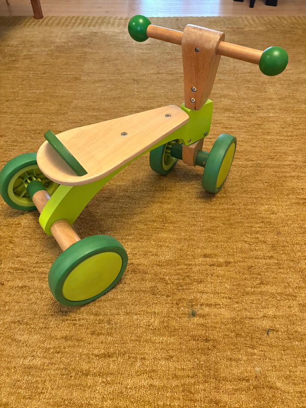Wooden Balance Bike - Green