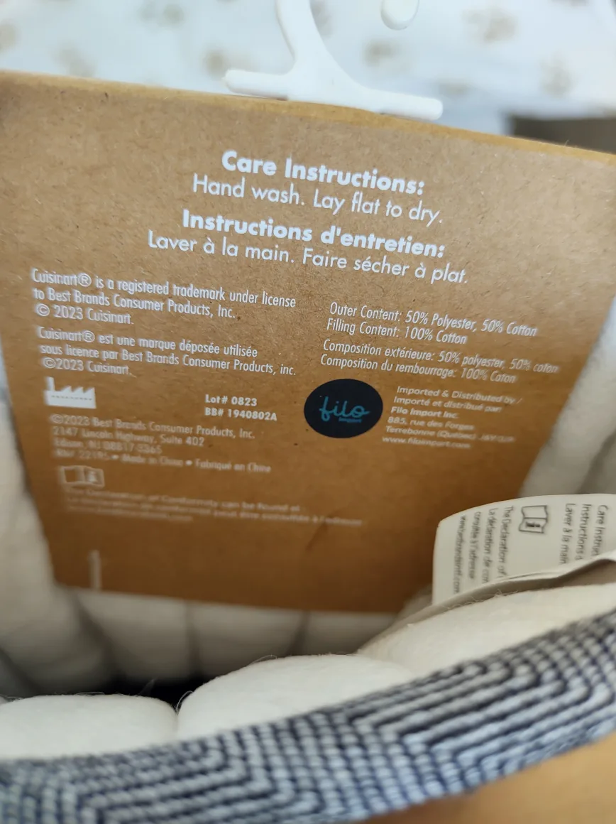 Cuisinart Oven Mitt - Grey & Black image indicator(4)