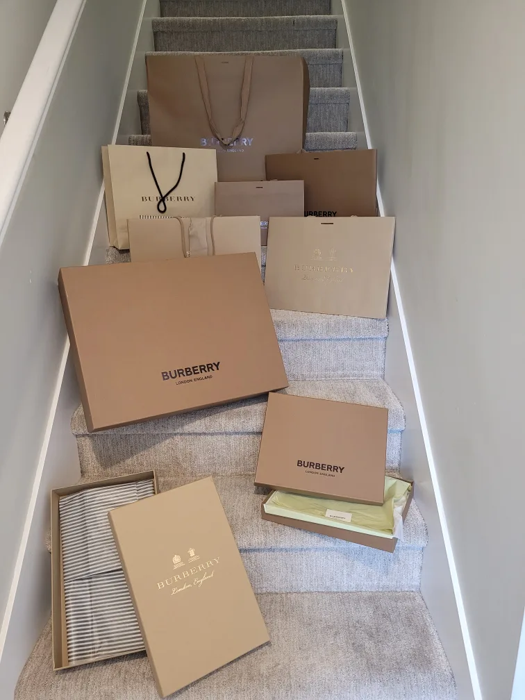 Burberry Boxes and Shopping Bags (Empty) thumbnail