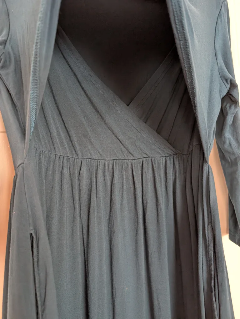 Maternity/breastfeeding Teal Dress - Size L image indicator(2)