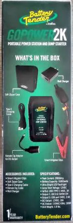 Battery Tender Go Power 2K Portable Jump Starter image indicator(4)
