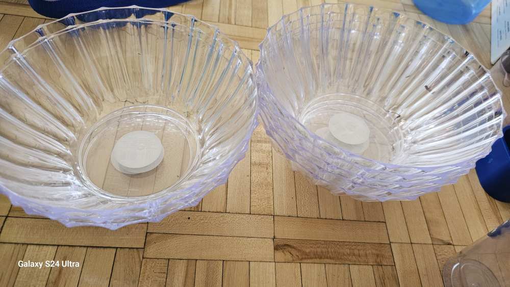 Clear Plastic Bowls - Set of 8