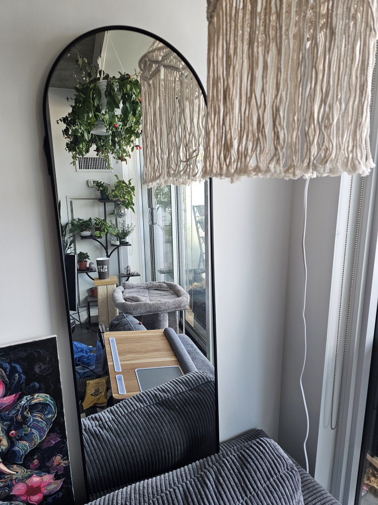 *NEW* (2) Arched Black Mirror - 121.9 x 40.6 cm - photo 3