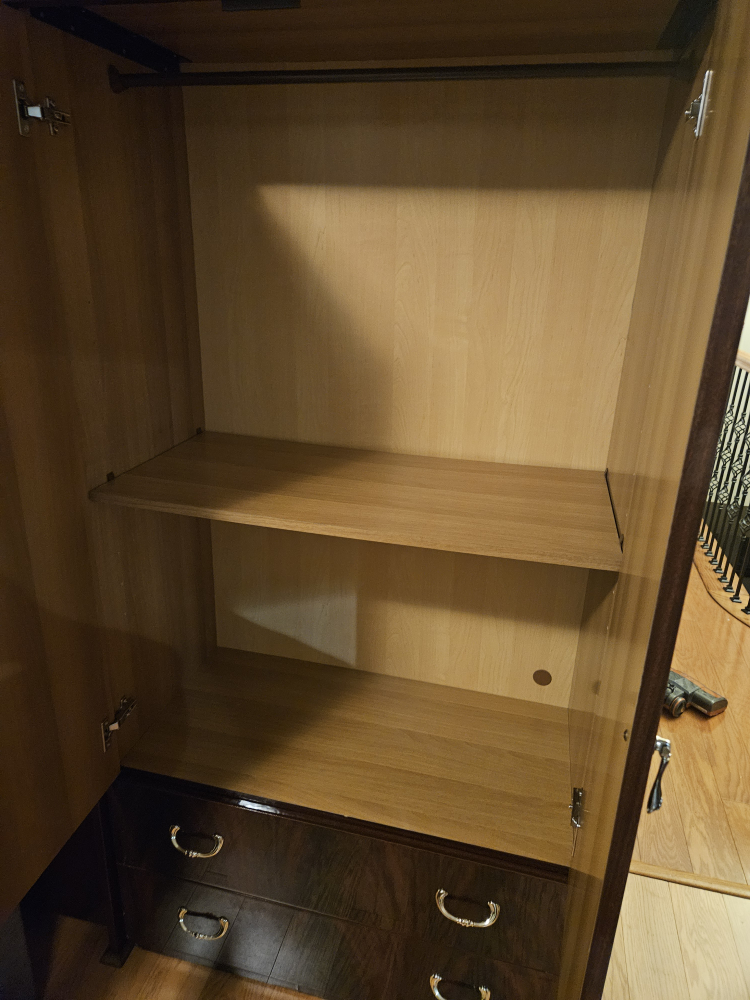 Wooden Armoire with Drawers - photo 3