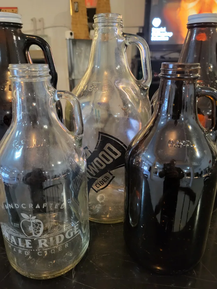 Glass Growlers - 5 Assorted Sizes & Styles image indicator(3)