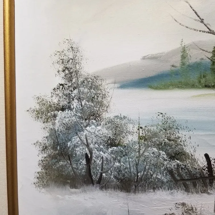 P. Finch Winter Landscape Painting image indicator(6)