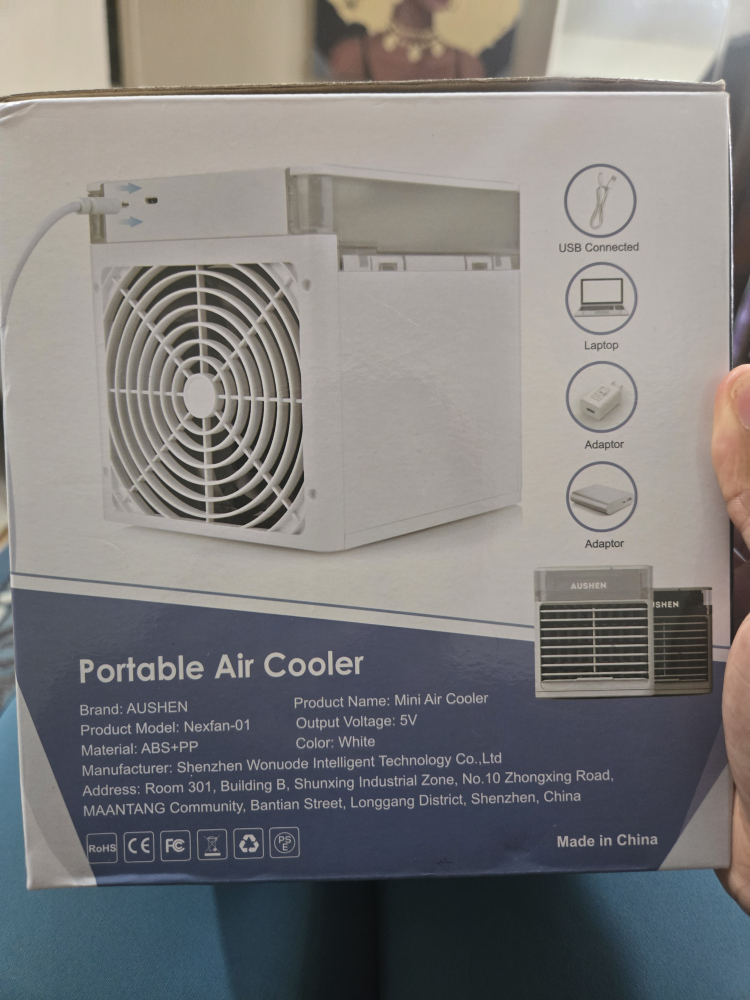 Aushen Nexfan-01 Portable Air Cooler - White - photo 3