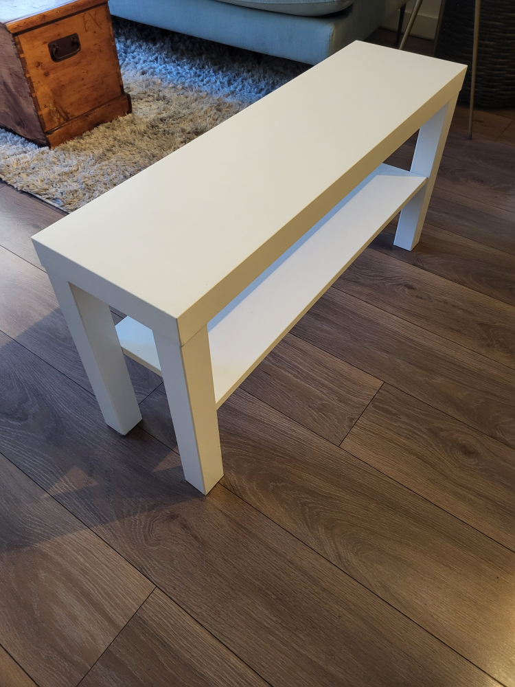 IKEA Lack White TV Bench - photo 2