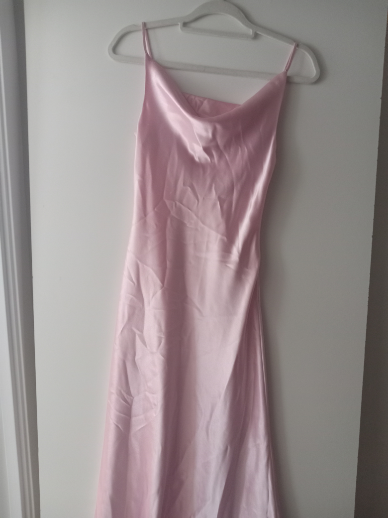Pink Satin Slip Dress - photo 2