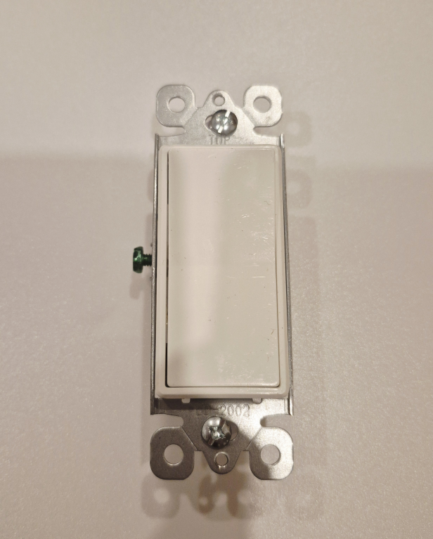 Set of 5 New White Electrical Light Switch