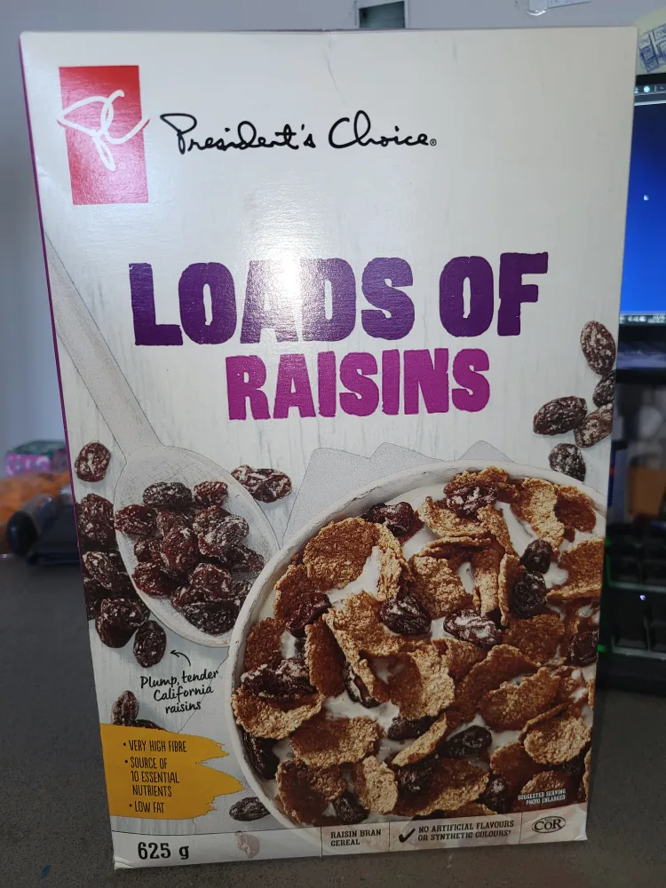 President's Choice Loads of Raisins Cereal thumbnail