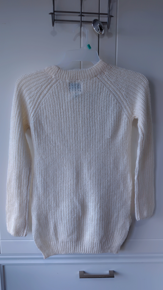 White Knit Sweater - photo 2