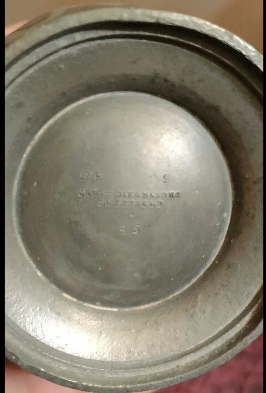 James Dixon & Sons Sheffield Pewter Pitcher image indicator(3)