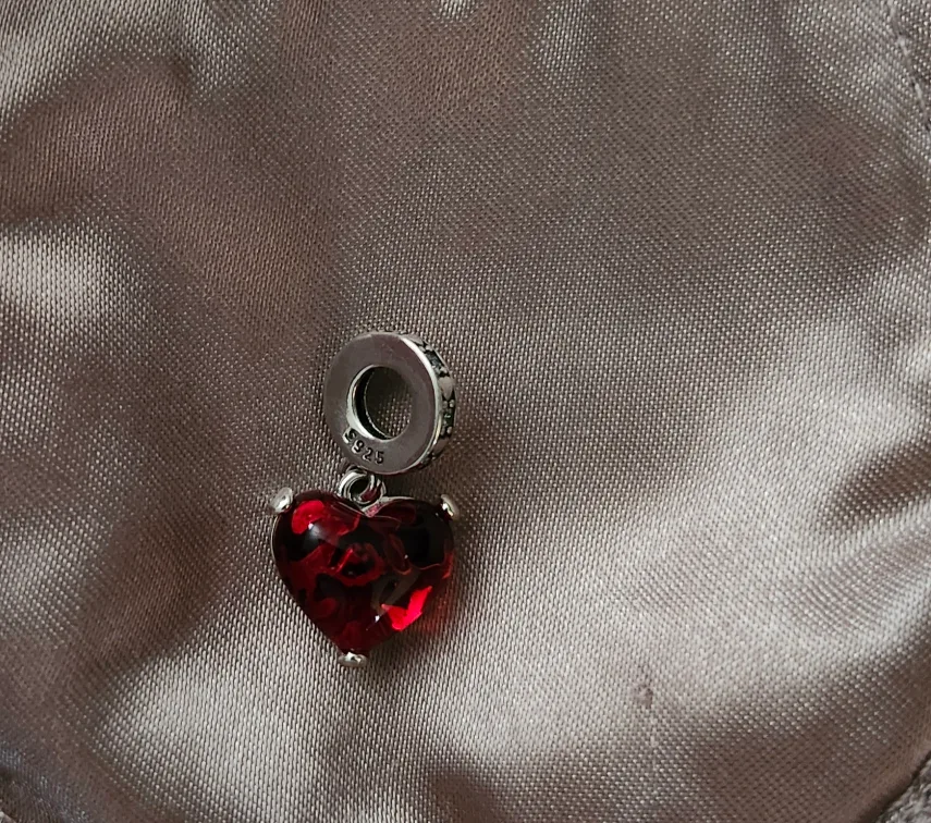 Disney Mickey and Minnie Mouse Red Heart Charm thumbnail
