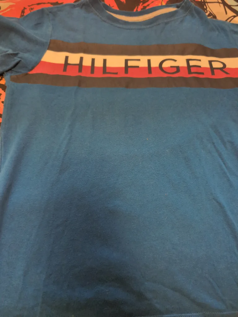 Tommy Hilfiger Blue Tee - Size L/G (12-14) thumbnail