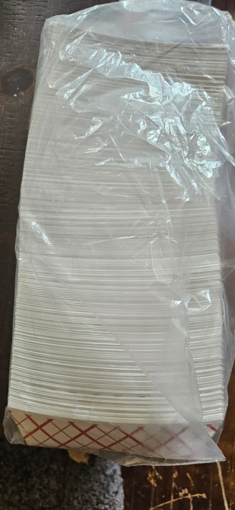 Regency Red Check Food Trays - New image indicator(2)