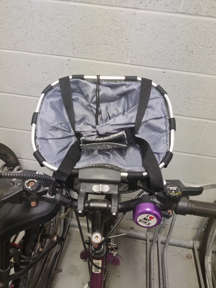 Purple Bicycle with all assessories image indicator(8)