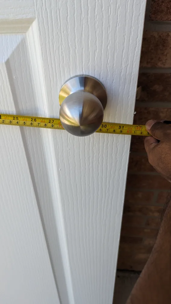 Two White Interior Doors - 26"x80", 31.5"x77" image indicator(3)