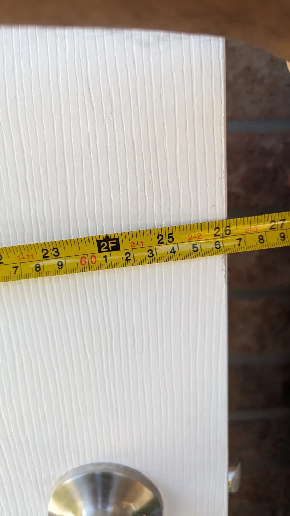 Two White Interior Doors - 26"x80", 31.5"x77" image indicator(6)