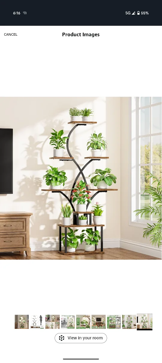 9 Tier Plant Stand Indoor Outdoor thumbnail