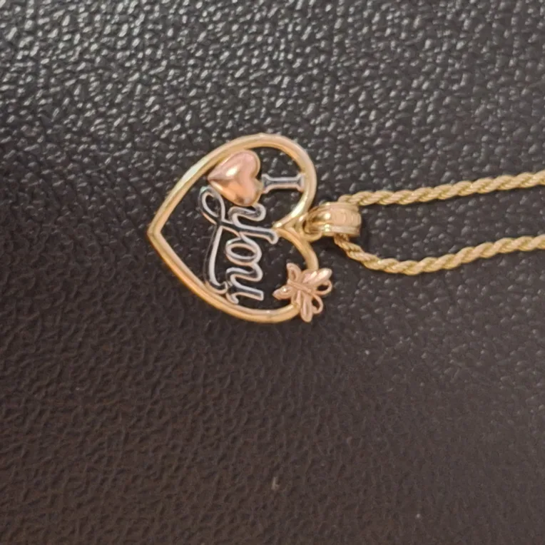 "I Love You" Heart Pendant Necklace thumbnail