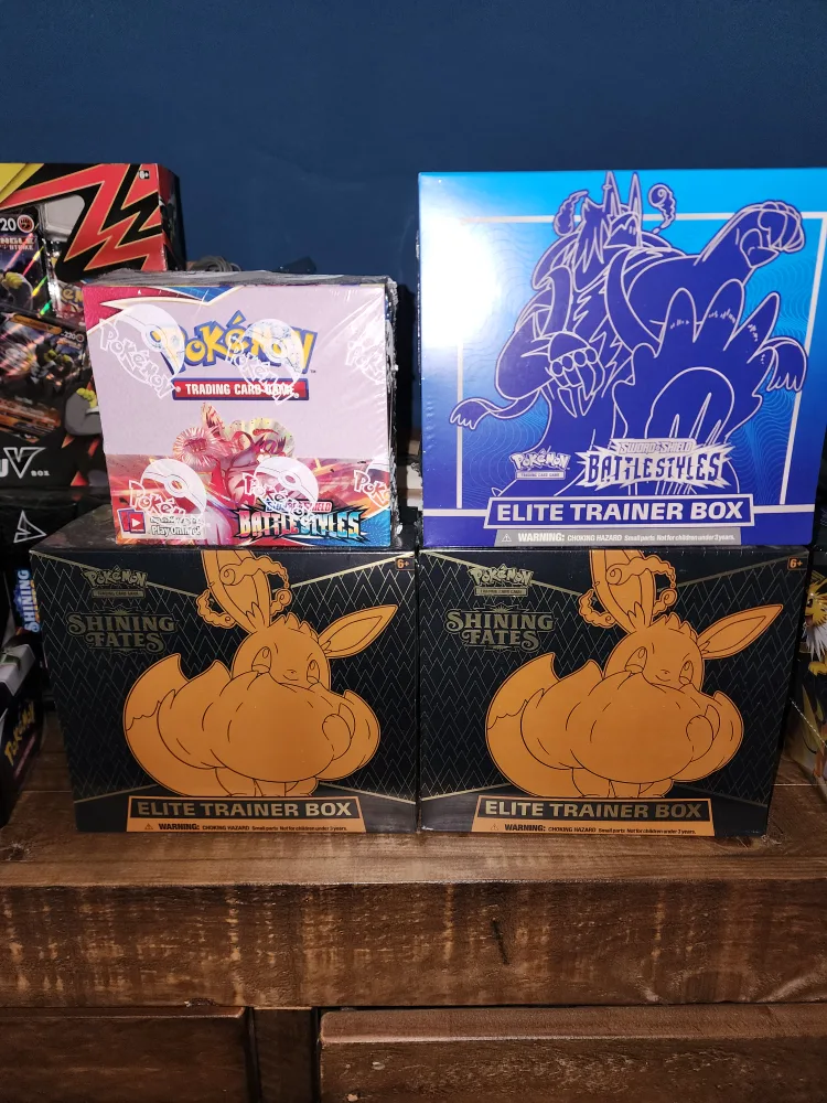 Pokémon Shining Fates & Battle Styles Elite Trainer Boxes