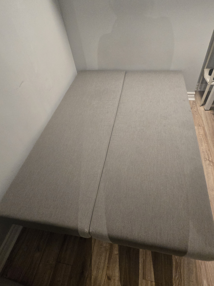Grey Sofa Bed with Storage - photo 3
